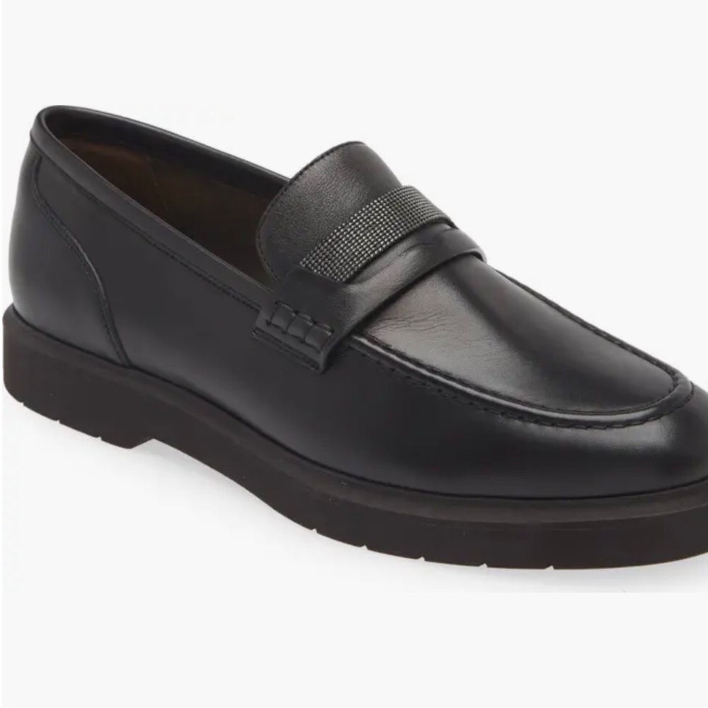 Women Brunello Cucinelli Monili Trim Loafer